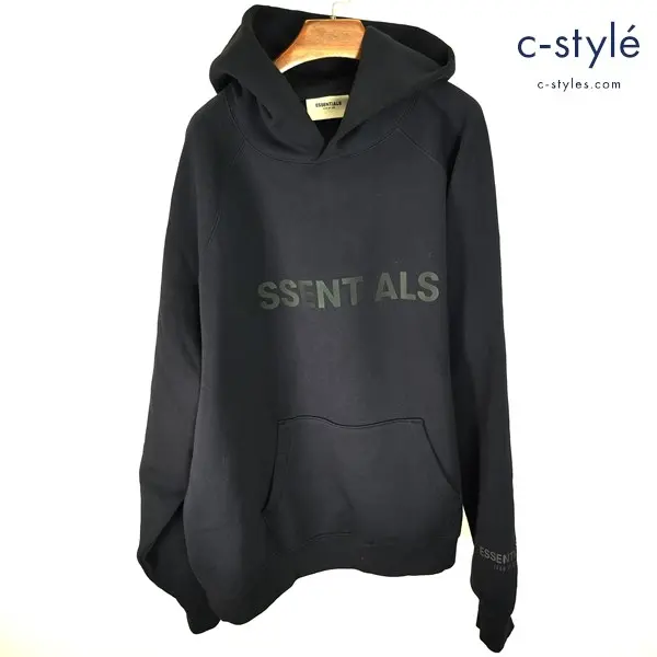 FOG ESSENTIALS エフオージーエッセンシャルズ プルオーバーフーディ XL ネイビー系