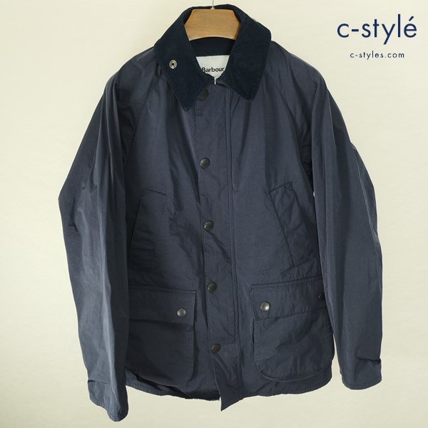 Barbour バブアー BEDALE ノンオイルドクロスジャケット S ネイビー 1801307 コーデュロイ カバーオール