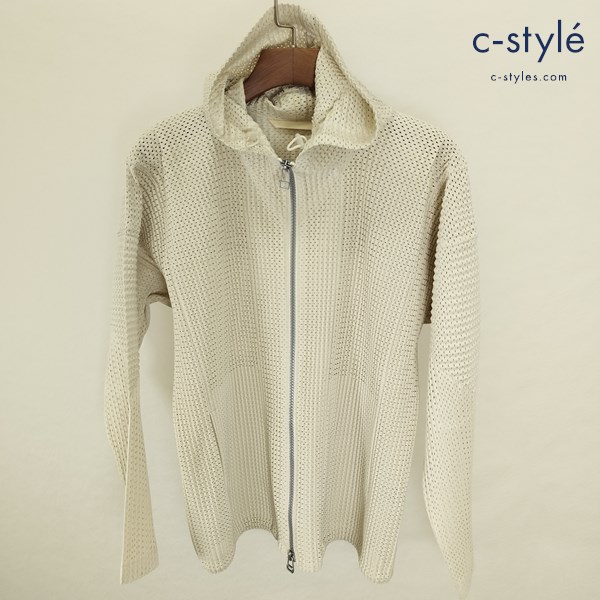 HOMME PLISSE ISSEY MIYAKE オムプリッセイッセイミヤケ プリーツパーカー 2 ベージュ HP61JL150 長袖