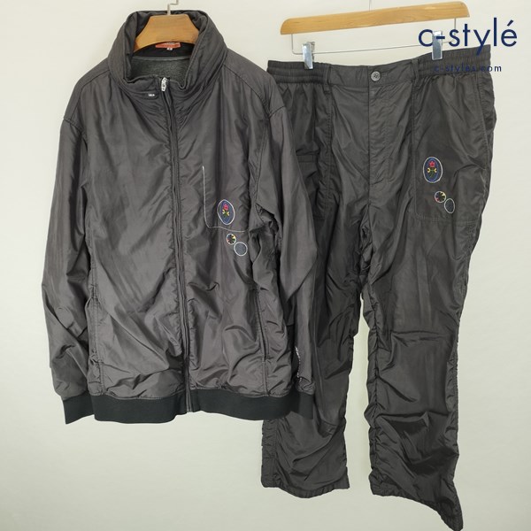 CASTELBAJAC カステルバジャック セットアップ ジャケット パンツ 5 ブラック 上下セット ジップアップ