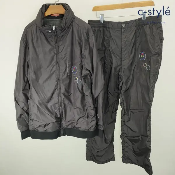 CASTELBAJAC カステルバジャック セットアップ ジャケット パンツ 5 ブラック 上下セット ジップアップ