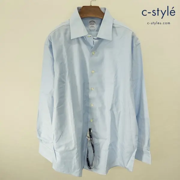 BROOKS BROTHERS ブルックスブラザーズ 長袖シャツ 16-33 ブルー ノンアイロン