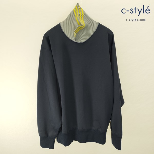 kolor BEACON カラービーコン Pullover Tops 2 ネイビー プルオーバー 裏起毛 22WBN-T01232