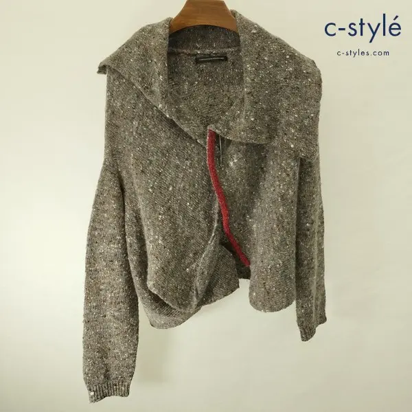 Y’s COMPOSITION SEE ATTACHED LABEL アシンメトリーカーディガン 2 ブラウン系 YE-K94-160 ウール