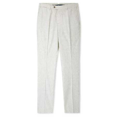 HACKETT LONDON(ハケットロンドン) Cotton-Linen Striped Trousers