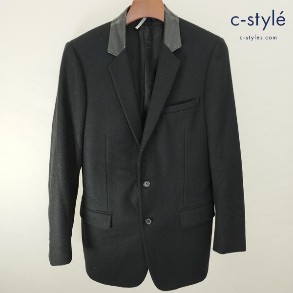 DIOR ディオール テーラードジャケット 48 ブラック 2B センターベント イタリア製