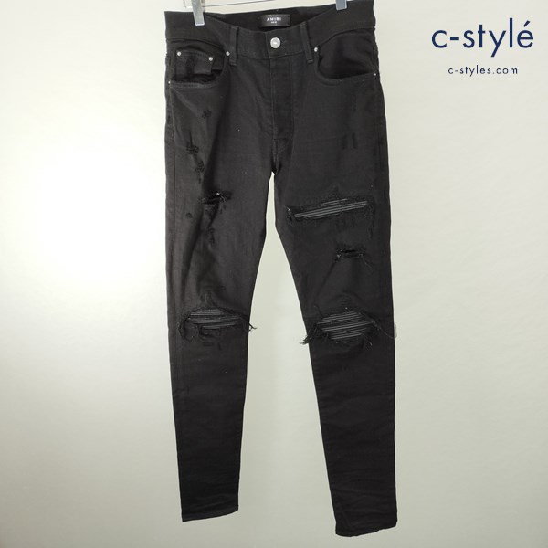 AMIRI アミリ デニムパンツ 32 ブラック ジーンズ ボタンフライ RN150712 アメリカ製