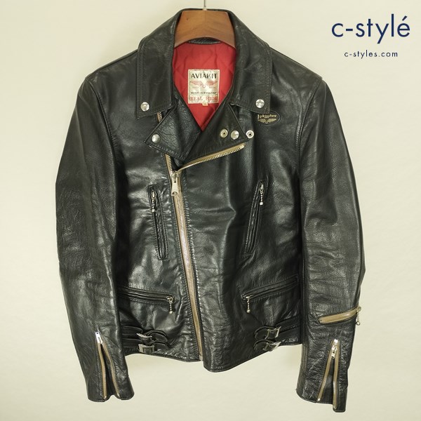 Lewis Leathers ルイスレザーズ 391T LIGHTNING REAL HIDE ライダースジャケット 38 ブラック イギリス製