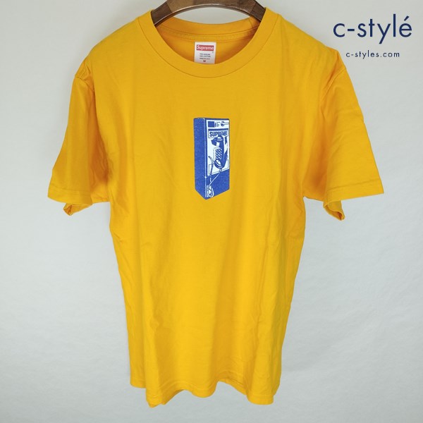 Supreme シュプリーム Payphone Tee Tシャツ M オレンジ系