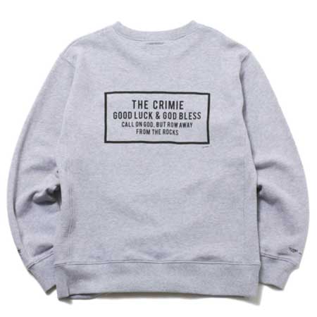 CRIMIE(クライミー) SWEAT CREW NECK POCKET スウェット