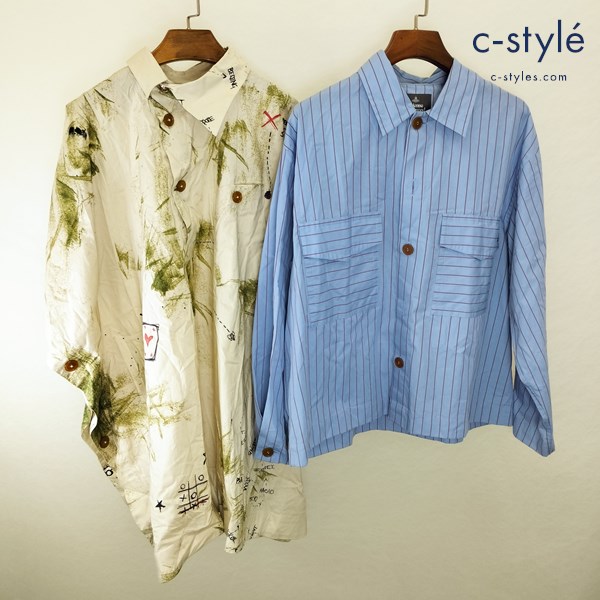 Vivienne Westwood MAN ヴィヴィアンウエストウッドマン シャツ2枚セット ベージュ系 バイオレット系