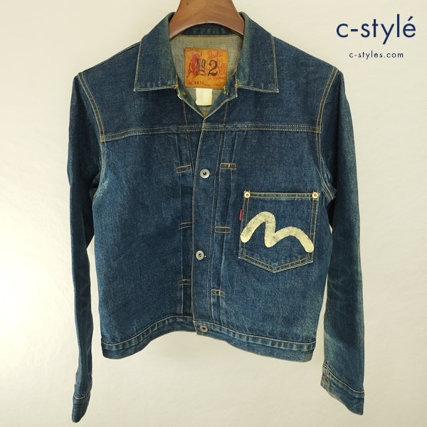 EVISU エヴィス デニムジャケット 38 インディゴ No.2 1213 ボタン