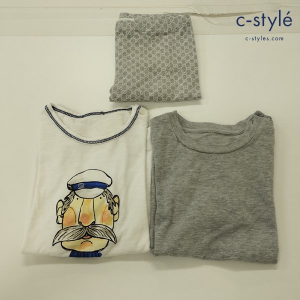 GUCCI グッチ Tシャツ 36 パンツ 18/24 ロゴ シャツ キッズ 計3点