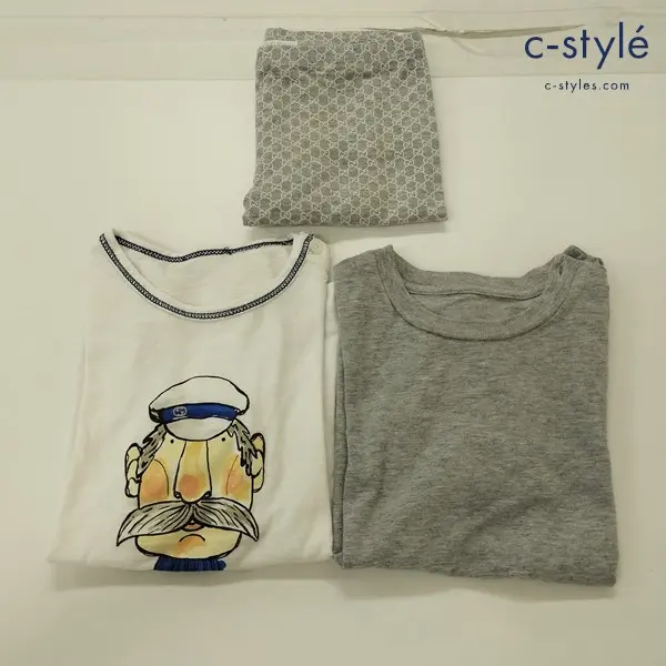 GUCCI グッチ Tシャツ 36 パンツ 18/24 ロゴ シャツ キッズ 計3点