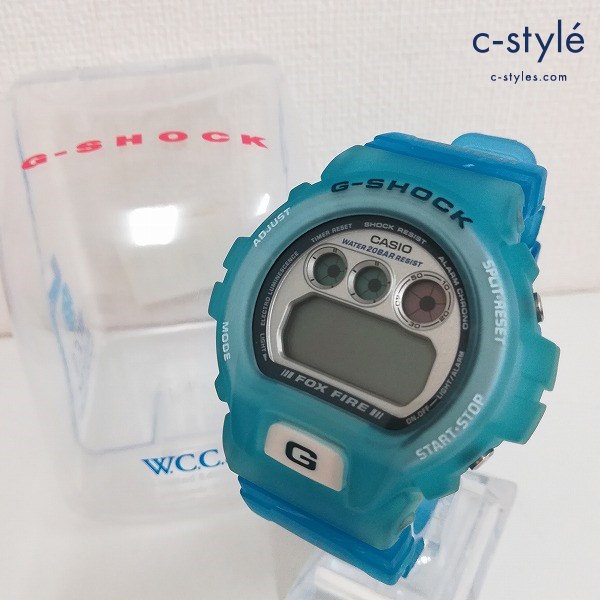 CASIO カシオ 腕時計 ブルー系 G-SHOCK DW-6900WC-2BT W.C.C.S 世界サンゴ礁 FOX FIRE クォーツ
