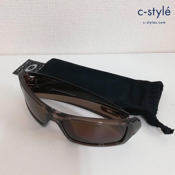 OAKLEY オークリー サングラス ブラウン系 GASCAN 半透明フレーム MADE IN USA