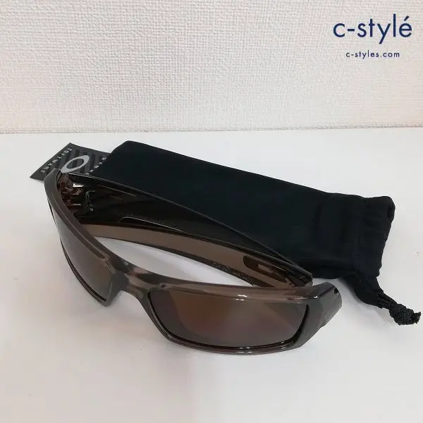 OAKLEY オークリー サングラス ブラウン系 GASCAN 半透明フレーム MADE IN USA