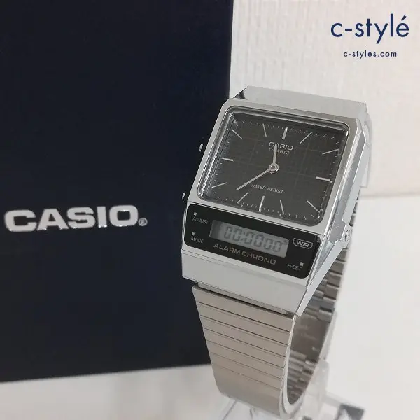CASIO カシオ 腕時計 シルバー AQ-800E-1AJF アナログ デジタル