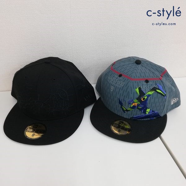 NEWERA ニューエラ キャップ エヴァンゲリオン 8 63.5cm ブラック グレー系 8th SHITOPANNEL