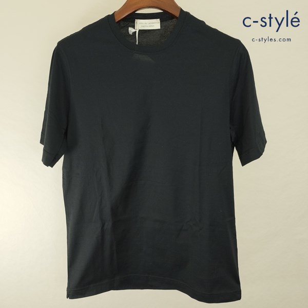 FILIPPO DE LAURENTIIS フィリップデローレンティス Tシャツ 48 ブラック系 TSMC JERLUX 綿100%