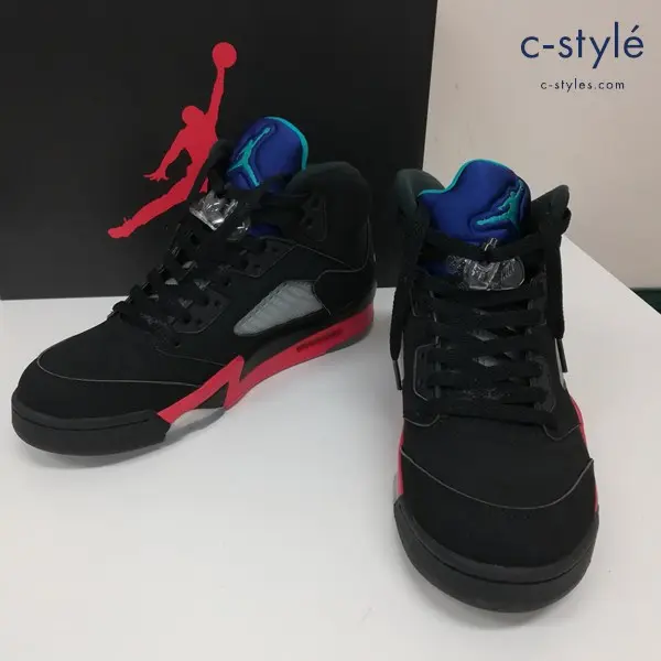 NIKE ナイキ AIR JORDAN 5 エアジョーダン5 RETRO スニーカー 26.5cm ブラック CZ1786-001