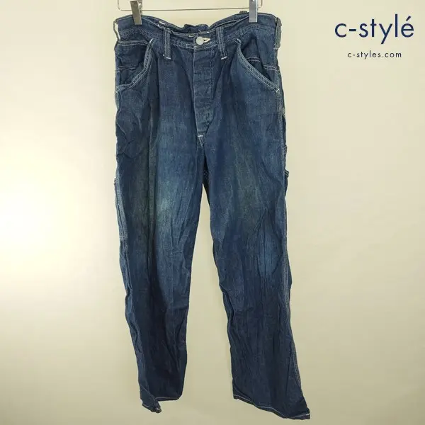 Evis エヴィス デニムパンツ W32-L35 インディゴ ボタンフライ