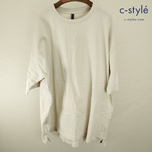 KAZUYUKI KUMAGAI カズユキクマガイ オーバーサイズカットソー 3 ベージュ系 KJ02-011 半袖 綿100%