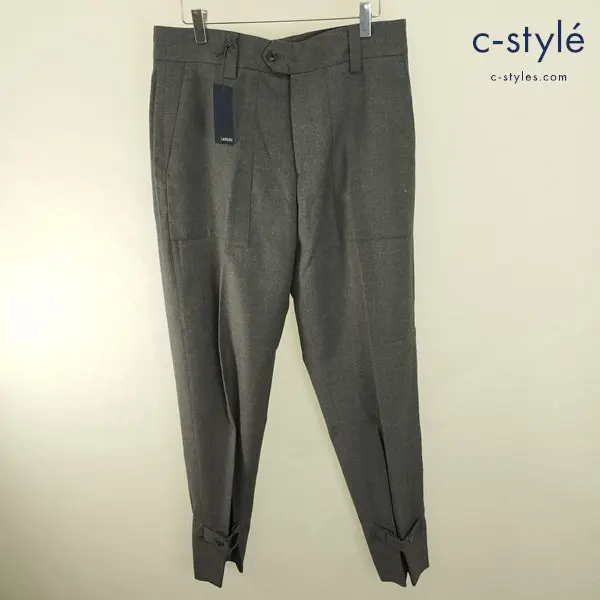 LARDINI ラルディーニ スラックス パンツ 48 グレー M-40751 IP57434