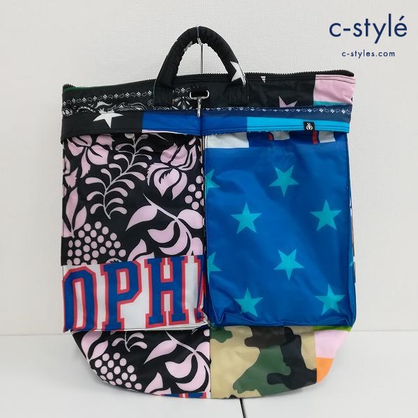 SOPHNET ソフネット ヘルメットバッグ マルチカラー 2WAY マルチ柄 SOPH-170135