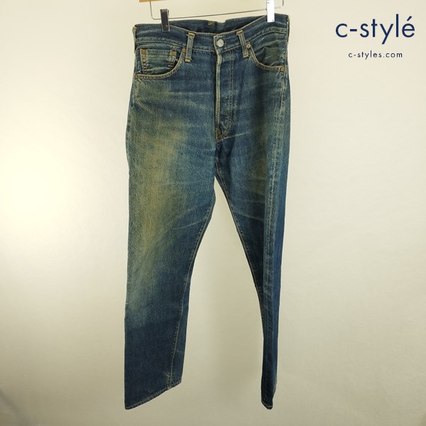 EVISU エヴィス デニムパンツ NO.2 31×35 インディゴ ボタンフライ