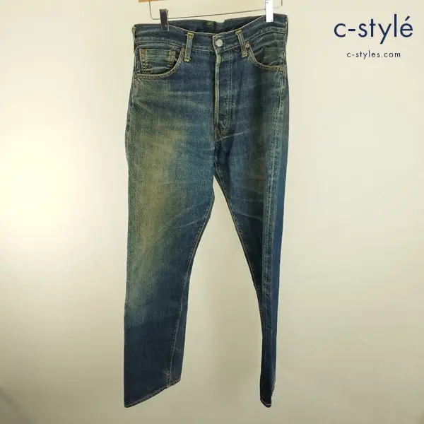 EVISU エヴィス デニムパンツ NO.2 31×35 インディゴ ボタンフライ