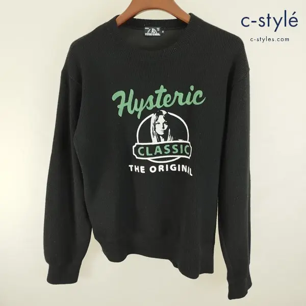 HYSTERIC GLAMOUR ヒステリックグラマー ニット M ブラック 02173CS09 日本製