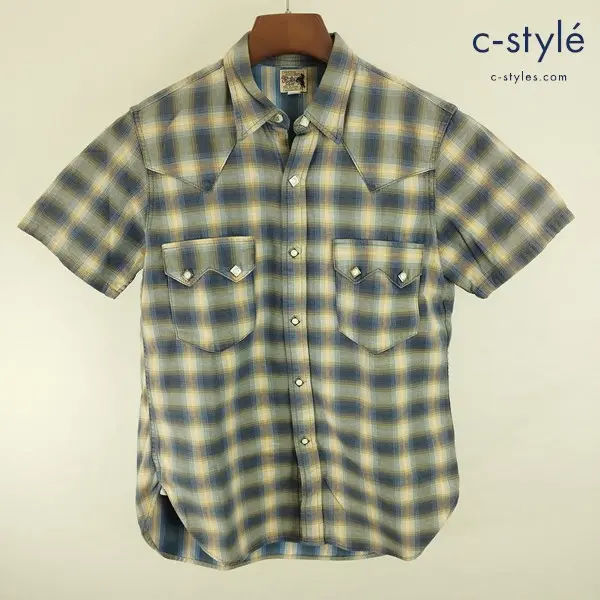 JOE McCOY ジョーマッコイ WESTERN RANCHMAN 15 マルチカラー ウエスタンシャツ Lot107