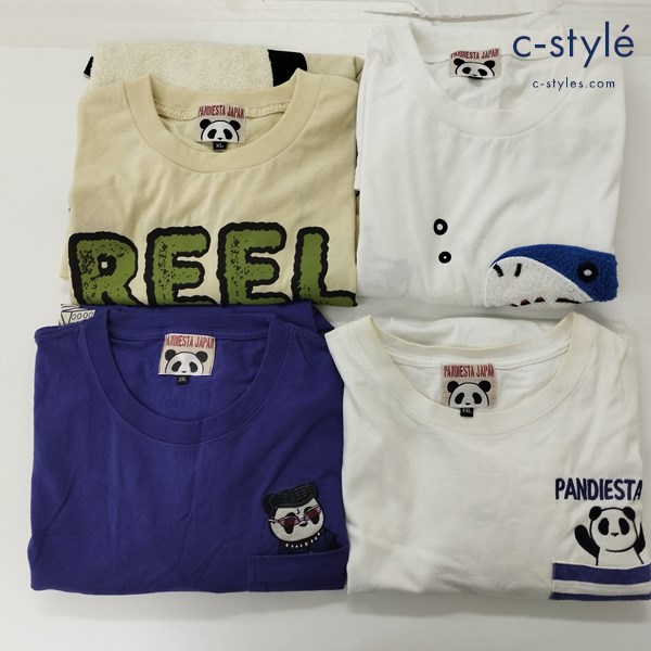 PANDIESTA JAPAN パンディエスタジャパン 半袖Tシャツ XXL XL 熊猫謹製 BIG他 計4点