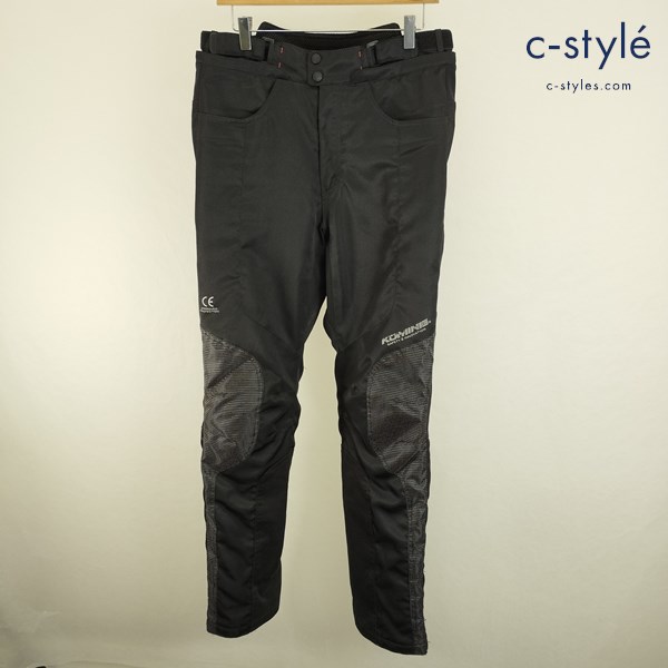 KOMINE コミネ スリムフィットプロテクトウィンターパンツ XL ブラック バイクウェア バイク用品