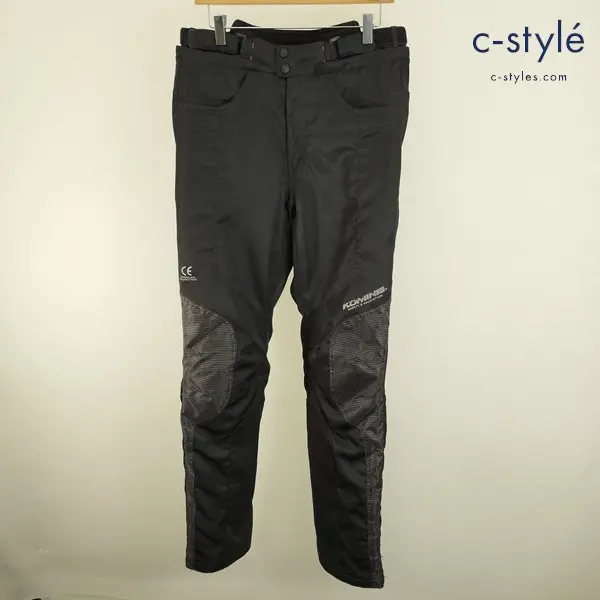 KOMINE コミネ スリムフィットプロテクトウィンターパンツ XL ブラック バイクウェア バイク用品