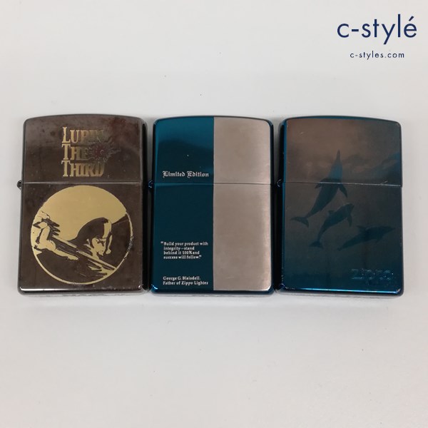 ZIPPO ジッポー オイルライター Limited Edition ルパン三世 イルカ 2002 喫煙具 計3点