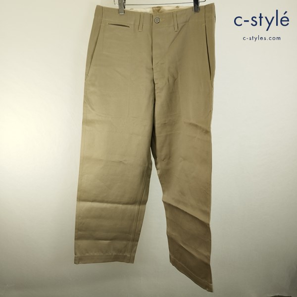 BUZZ RICKSON’S バズリクソンズ チノパンツ W34 ベージュ コットン100% M43036