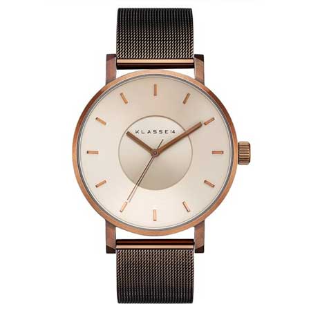 KLASSE14(クラスフォーティーン) ヴィンテージゴールドメッシュ 42MM メンズ