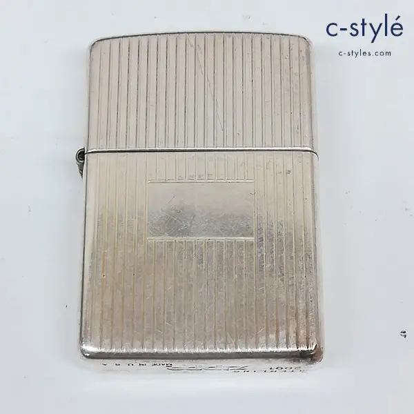 ZIPPO ジッポー オイルライター STERLING SILVER 2001 シルバー ライン 喫煙具
