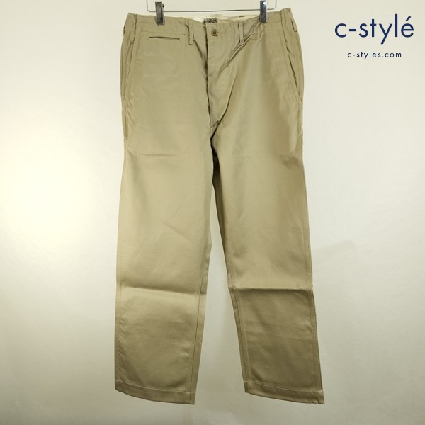BUZZ RICKSON’S バズリクソンズ チノパンツ 34 ベージュ BR40025 綿100%