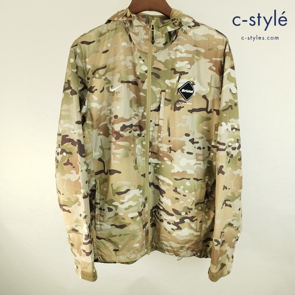 F.C.Real Bristol×NIKE カモフーディージャケット XL マルチカラー 710121-240
