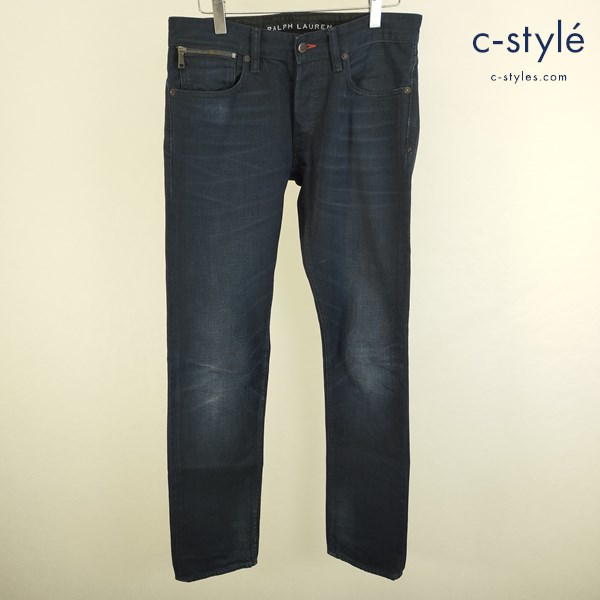 RALPH LAUREN Black Label ラルフローレンブラックレーベル デニムパンツ ブラック 4882169OPTY ボタンフライ