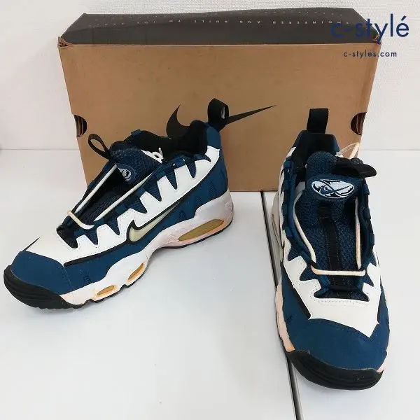 NIKE ナイキ AIR NOMO MAX 27.5cm ホワイト×ブルー スニーカー 978008-111