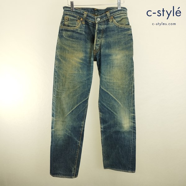 EVISU エヴィス デニムパンツ 33×35 インディゴ No.1 ボタンフライ