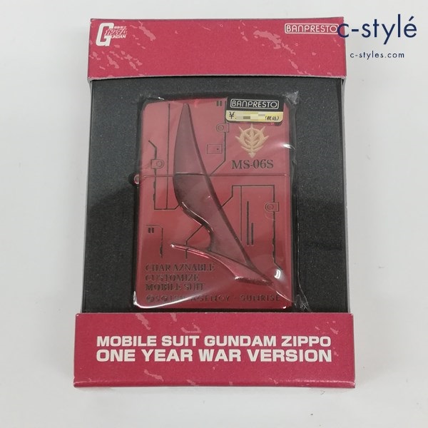 ZIPPO ジッポー 機動戦士ガンダム ONE YEAR WAR VERSION 赤い彗星 Ver. 2006年製 オイルライター レッド