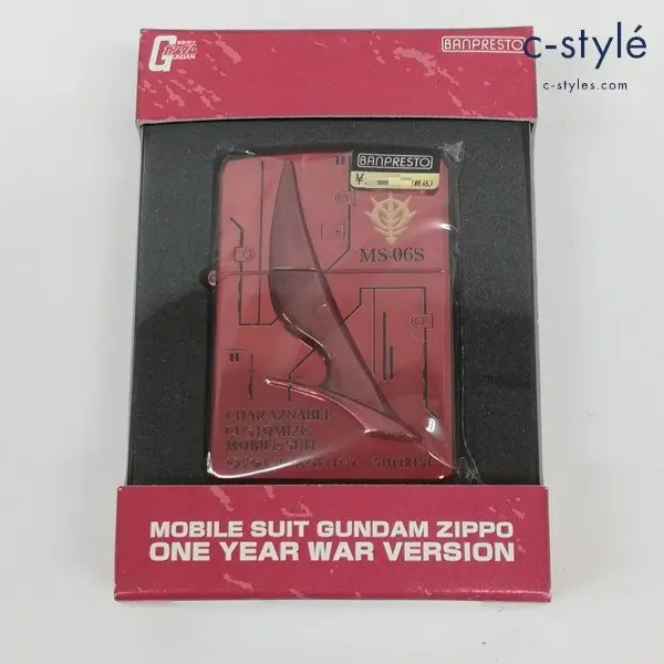 ZIPPO ジッポー 機動戦士ガンダム ONE YEAR WAR VERSION 赤い彗星 Ver. 2006年製 オイルライター レッド