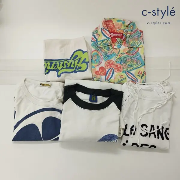 HYSTERIC GLAMOUR ヒステリックグラマー 半袖シャツ 長袖シャツ タンクトップ フリーサイズ レディース 計5点