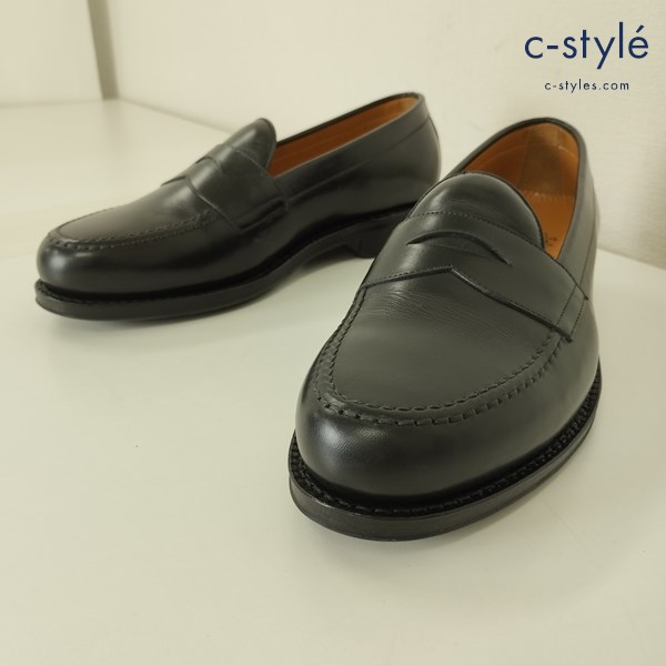 JALAN SRIWIJAYA ジャランスリワヤ × BEAMS LIGHTS ビームスライツ別注 カーフコインローファー 7 ブラック 98324 3142