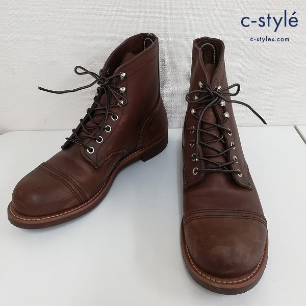 REDWING レッドウィング ブーツ 25cm ブラウン 8111 革 レースアップ